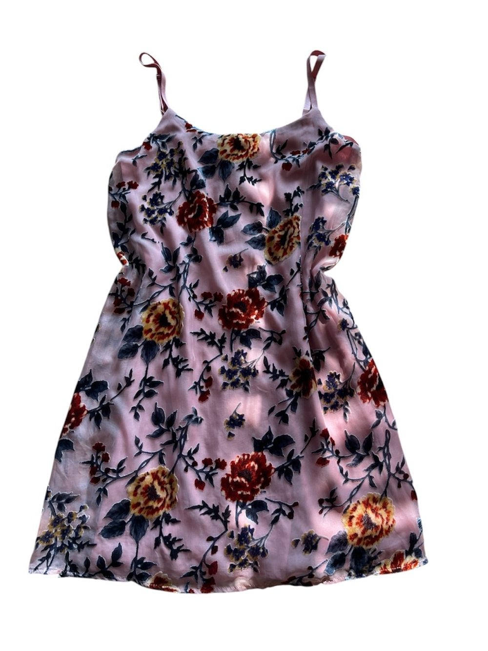 As U Wish Pink Y2K Vintage Style Floral Mini Dress - Size XSMALL